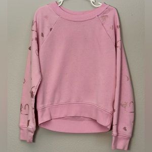 Athletic Works Girls Hearts Sweatshirt